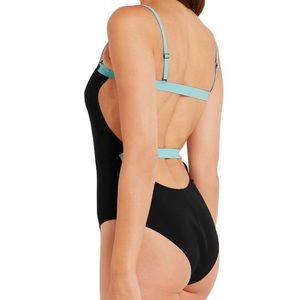 Alexander Wang Two Tone Bonded Swimsuit
